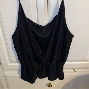 Black Tank Top/Crop Top
